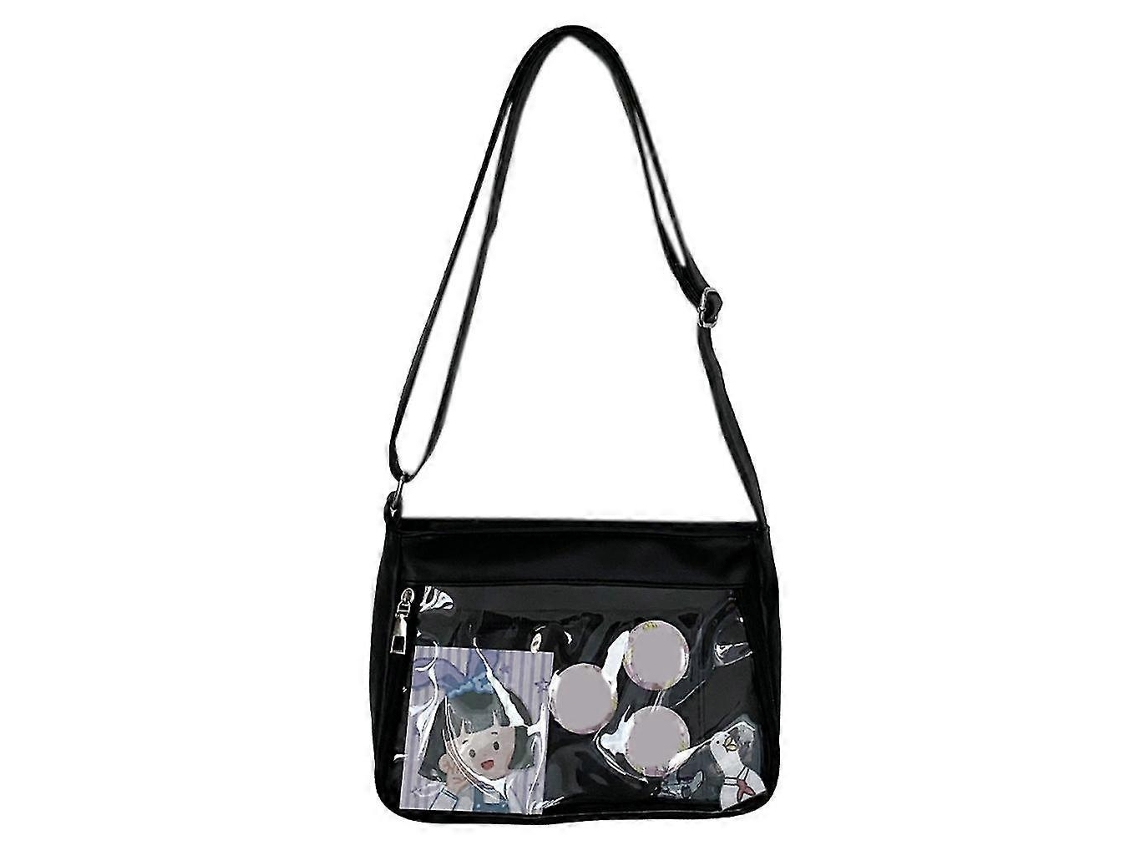Bolsos transparentes para mujer, para colegialas japonesas, bandolera JK, Itabagpreto Lalamoli