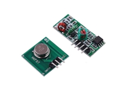1 juego de módulo transmisor ultra inalámbrico de 433 MHz, transmisor de alarma antirrobo, receptor portátil F Rosewell