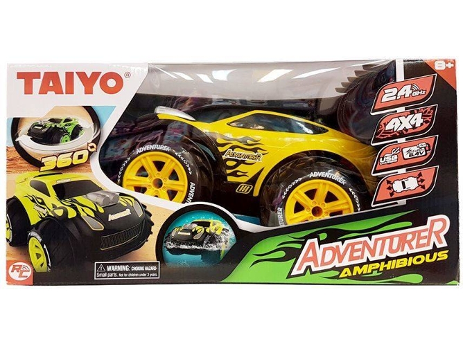 coche teledirigido amarillo