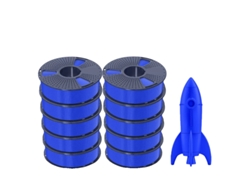 Filamento PLA de alta velocidad, 1,75 mm de diámetro, temperatura de impresión de 180-190 °C, 100 % cero burbujas, HS PLA azul OEM