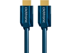 Cable HDMI CLICKTRONIC (HDMI - HDMI - 7.5 m - Azul)