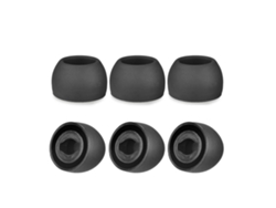 Auriculares de silicona TWS para Samsung Galaxy Buds Pro (negro mediano)
