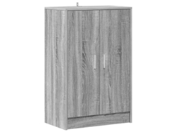 Zapatero derivado de madera gris Sonoma MAISON EXCLUSIVE (60x35x92 cm)