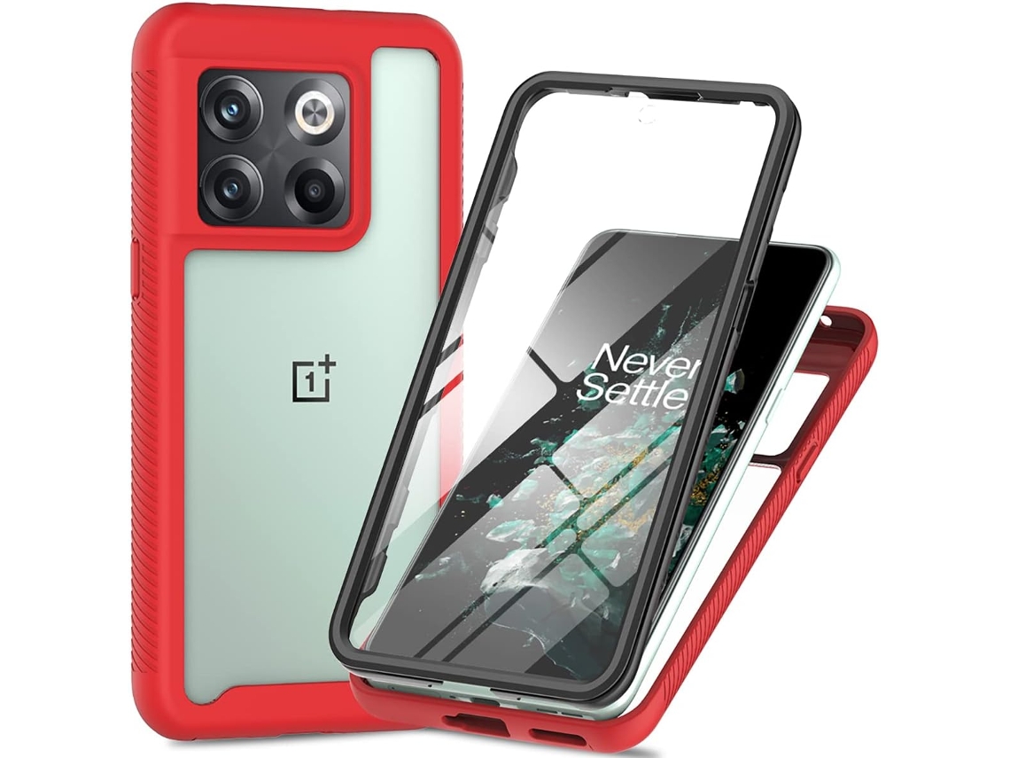 Protector de Pantalla Protetora Integrado para Oneplus 10T HONGWE. Rojo