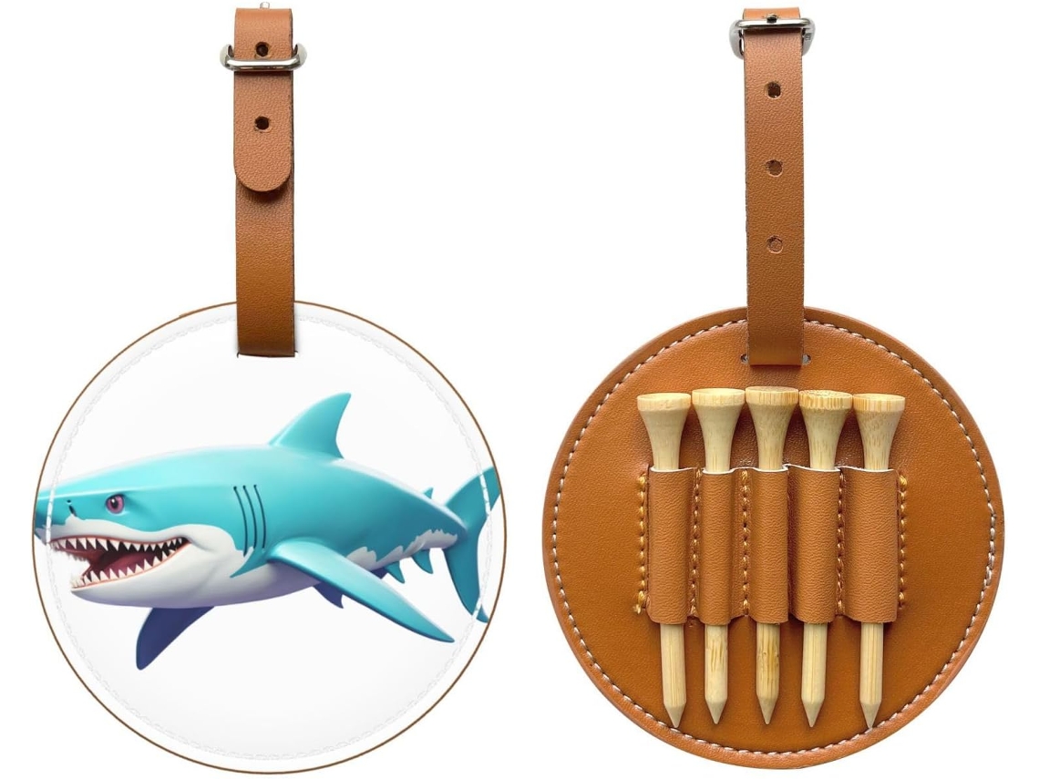 Bolsa de golf Cyber Shark Byte, negra, fácil de transportar y más eficiente para jugar al golf.