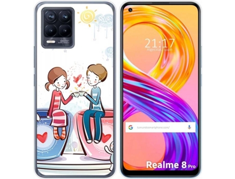 Carcasa Realme 8 4G / 8 Pro TUMUNDOSMARTPHONE Café Multicolor
