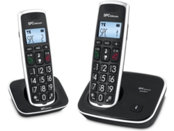 Teléfono Inalámbrico SPC Comfort Kaiser Dúo Negro