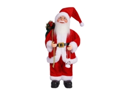 Muñeco De Papá Noel De 30 Cm (12 Pulgadas) De Pie, Ideal Para La Decoración Navideña Del Hogar.