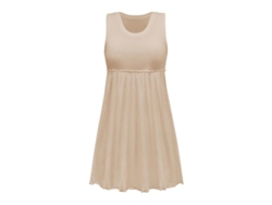 2026-vestido Largo Sin Mangas De Cuello Redondo Para Mujer Estilo Casual De Tela Suave Y Transpirable