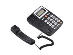 Teléfono Fijo Con Cable Y Botones Grandes Para Personas Mayores, Con Pantalla Lcd Y Funciones De Flash, Rellamada Y Manos Libres Para El Hogar, La Oficina Y El Hotel.