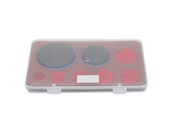Juego de 8 almohadillas protectoras para mecanismos de relojes, herramienta de reparación antirrayas