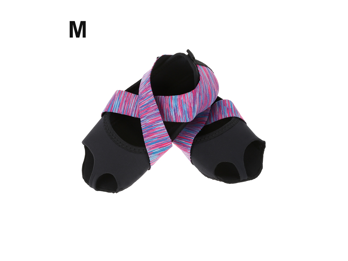 2026-zapatos De Yoga Antideslizantes Pilates Barre Soft Wrap Entrenamiento Danza Morado (m 37-38)
