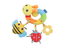 Yncm-juguete Colgante Para Cochecito De Bebé, Rattle Con Peluches Animales, Juguete Para Silla De Auto Infantil