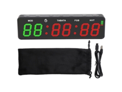 Cronómetro Magnético Portátil Recargable Para Gimnasio Con Intervalos Hiit Y Temporizador Para Entrenamientos De Fitness.
