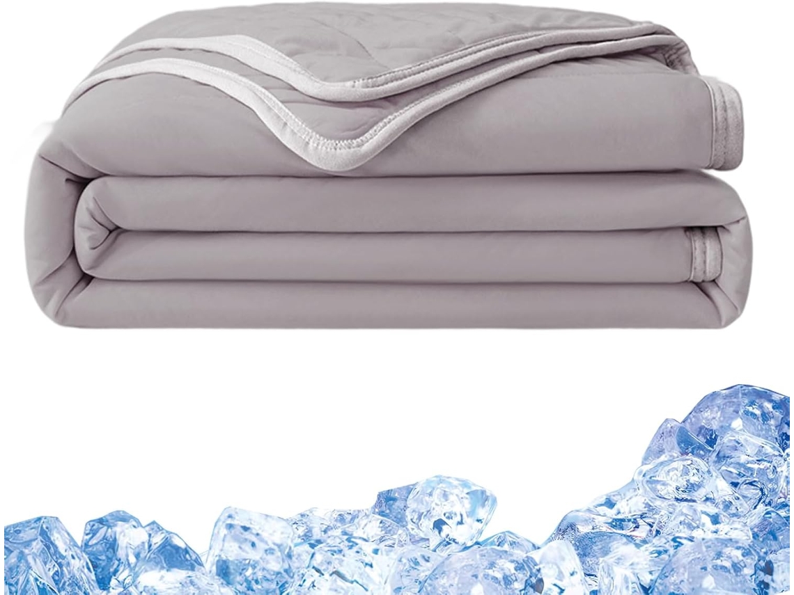 Manta Refrescante, Edredón Suave Reversible Y Refrescante, Ropa De Cama Transpirable Ideal Para Cam.