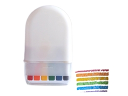 Rebe-pintura Facial Arcoíris Para Orgullo Gay Lesbiano, Fiesta, Marchas, Eventos Y Fútbol, Paleta De Maquillaje Para Cuerpo Y Rostro