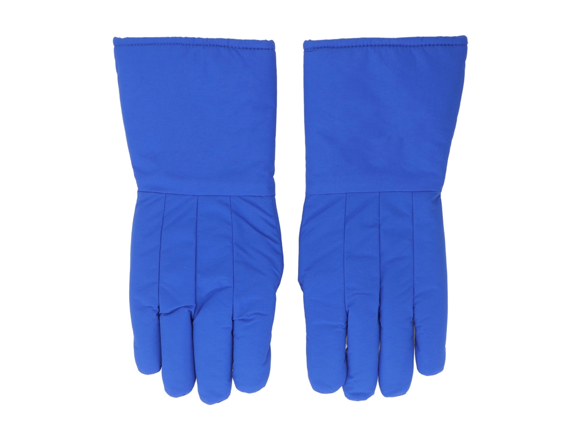Guantes anticongelantes, 38 cm, de cuero, protección contra bajas temperaturas, para nitrógeno líquido, hielo seco, uso en laboratorio | Sin marca