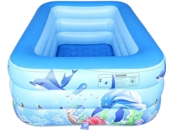 Piscina Tumbona Inflable Plegable,piscinas Natación Temporada Verano Exterior Jardín Cumpleaños