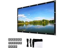 Pantalla De Proyección De 60 A 200 Pulgadas, Pantalla Plegable Para Proyector 4k Hd 16:9/4:3, Pantalla