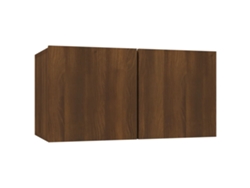 Mueble De Tv VIDAXL Marrón Madera contrachapada (60x30x30 cm )