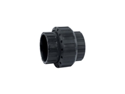 Conector de presión de PVC de 3 piezas, pegado, Ø40 mm, desmontable
