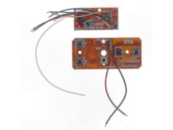 Transmisor y receptor PCB de 4 canales y 27 MHz para vehículos RC Rosewell