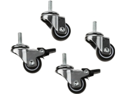 Juego De 4 Ruedas Giratorias 241 L 11 Kg. Producto De Alta Calidad Para Uso Residencial Y Comercial