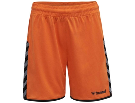 Pantalones para Hombre HUMMEL Authentic Naranja para Fútbol (128 cm)