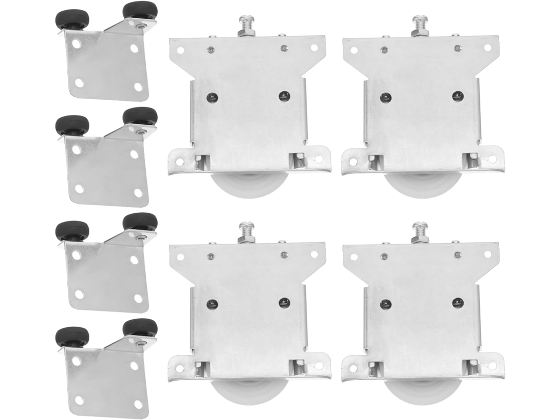 8 44 Kit De Puerta 4 4 Juego De Rodillos De Repuesto Mm Para