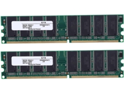 2 Módulos De Memoria Ddr De 2,6 V Y 400 Mhz, 1 Gb, 184 Pines, Pc3200 Para Ordenadores De Sobremesa, Compatibles Con Cpu Y Gpu.