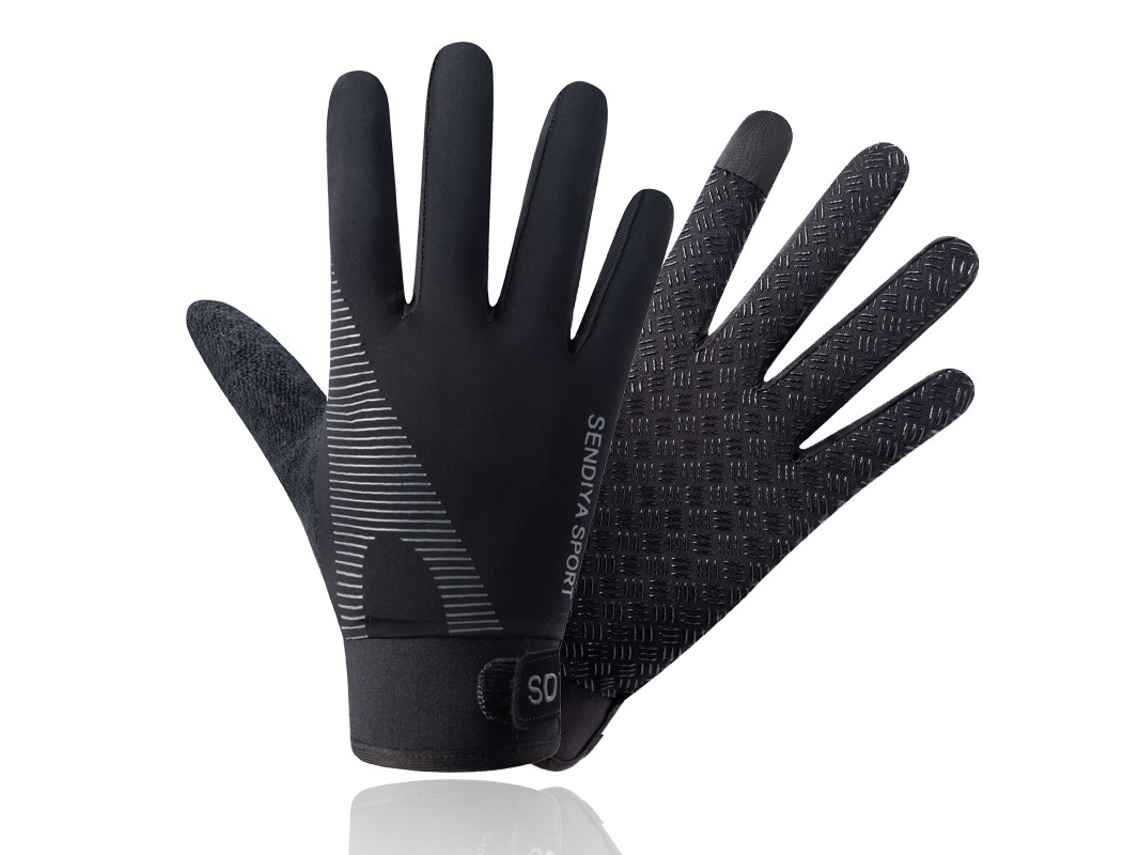 Guantes De Ciclismo Transpirables De Verano, Guantes De Dedos Completos Para Deportes Al Aire Libre, Negro/m Digitallab