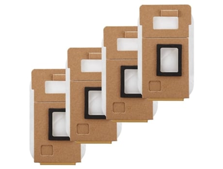 Saco de pó para roborock s7 s7+ aspirador de pó auto-esvaziar dock -4pcs