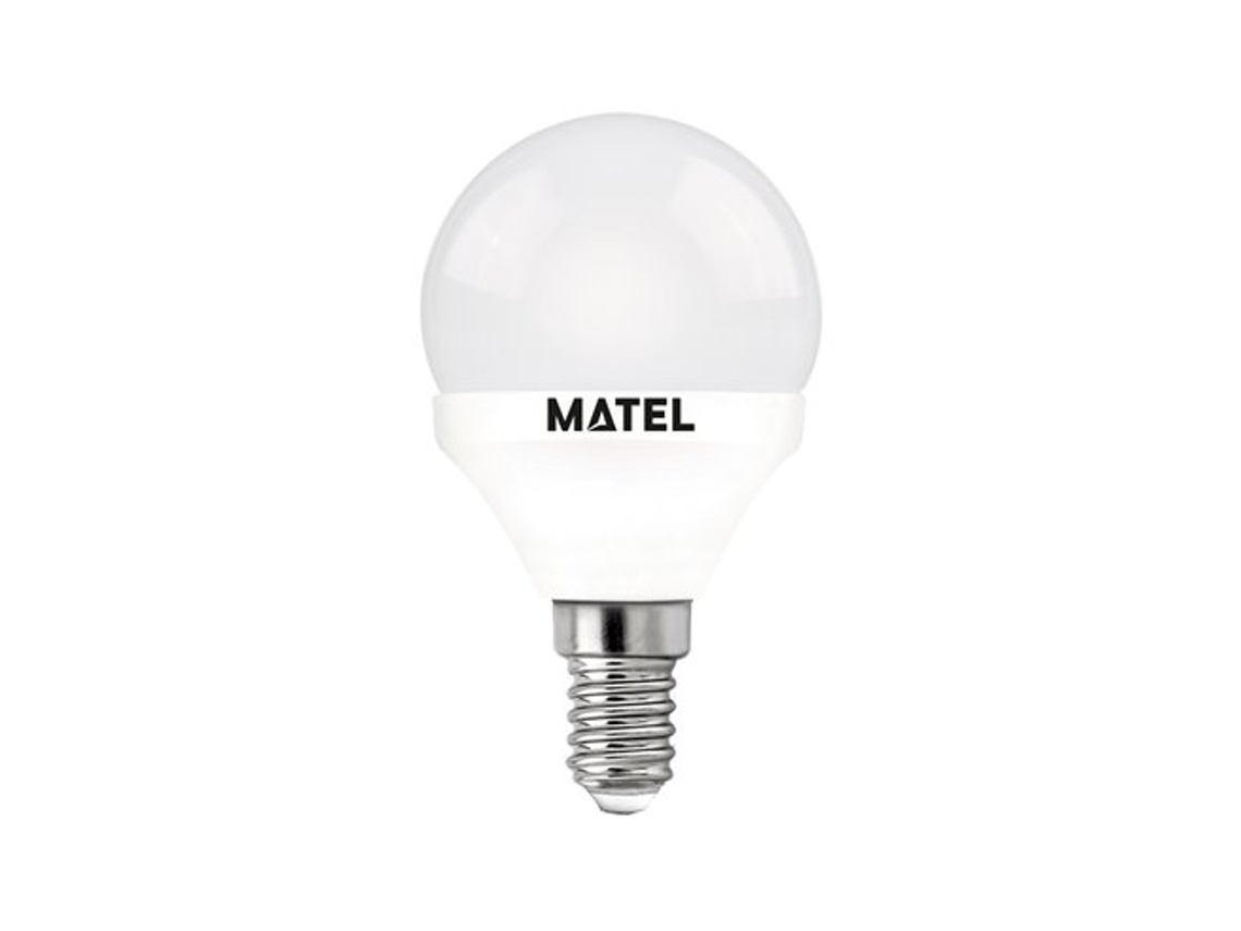 Bombilla LED Matel E14 5W Neutra Esférica (3 Intensidades)