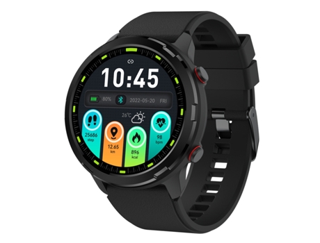 Smartwatch robusto para actividades al aire libre con GPS, brújula, monitor de frecuencia cardíaca, oxígeno en sangre y sueño - CHRONUS.