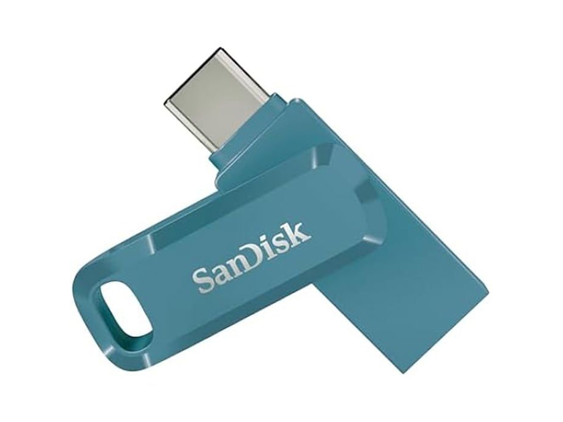 Pen Drive Sandisk Ultra Dual Drive Go 128 Go Usb Tipo C Y Tipo A Velocidad Hasta 400 Mo/s