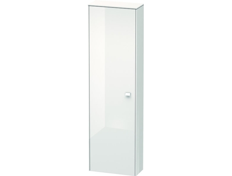 Armario DURAVIT Brioso alto 177.052,0x24,0 cm 1 puerta abatible a la izquierda 1 balda de madera 3 baldas de cristal
