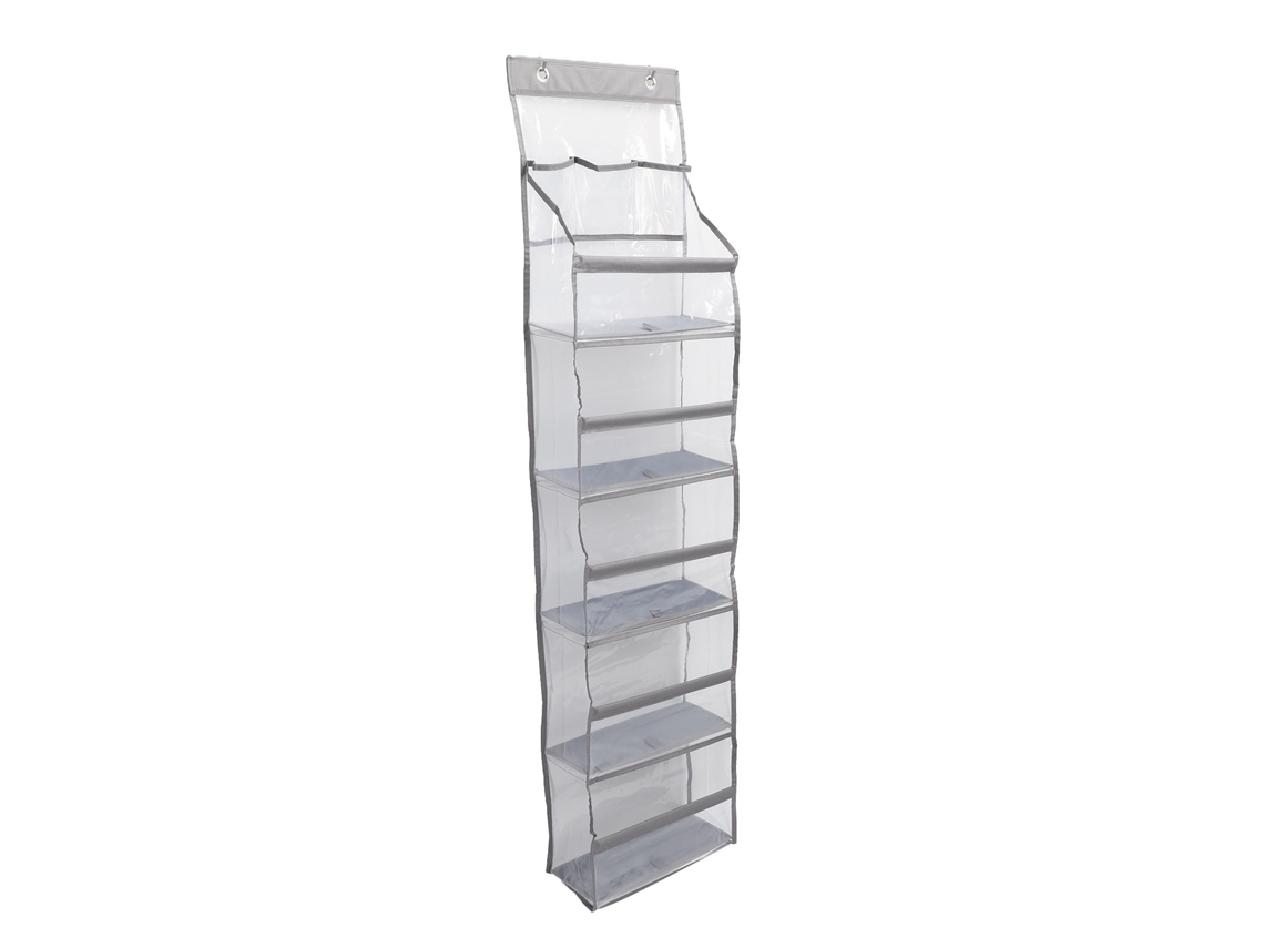 Ats-organizador Multifuncional Para Puerta Con 5 Capas Y 3 Bolsillos De Gran Capacidad Anti-inclinación Para Pantry, Guardería Y Baño