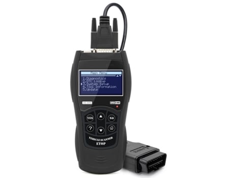 Herramienta de diagnóstico del vehículo del escáner automático del código del lector de fallas del coche universal negro