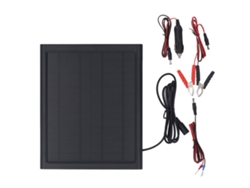 Cargador Solar Portátil 6w 16v Para Coche Moto Barco Rv Trailers Y Motonieve, Kit Mantenimiento Batería Solar