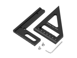 Regla de marcado para carpintería de aleación de aluminio de 8 pulgadas (sin marca)