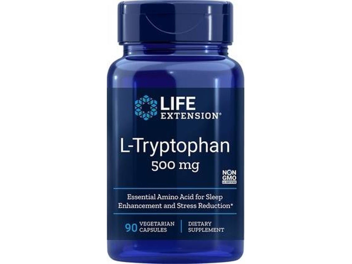 Complemento Alimentar LIFE EXTENSION L-Triptofano (90 cápsulas vegetais)