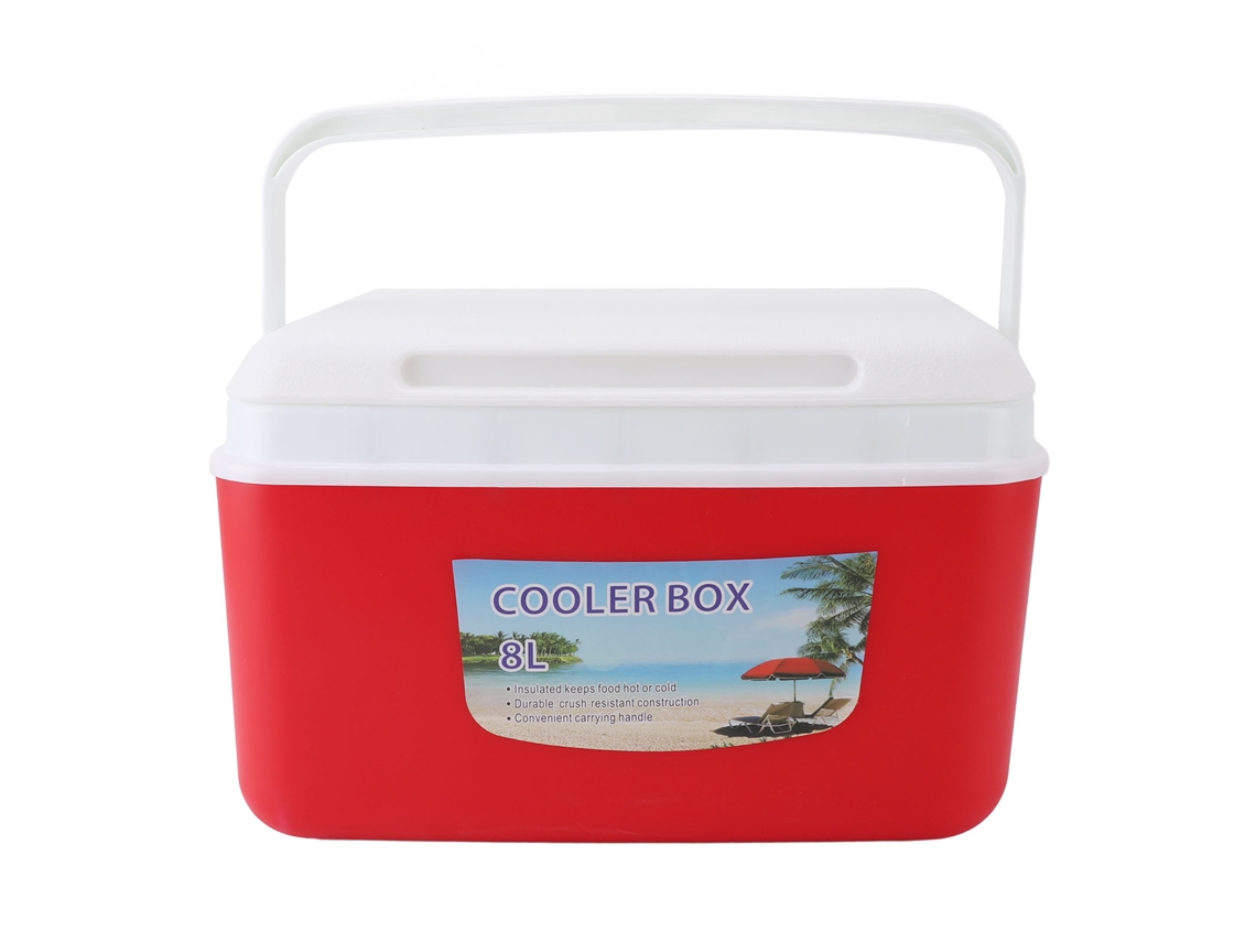 Nevera portátil aislante de 8 l, eficiente, con aislamiento térmico y frío, ideal para camping, picnic, playa, bebidas y pesca.