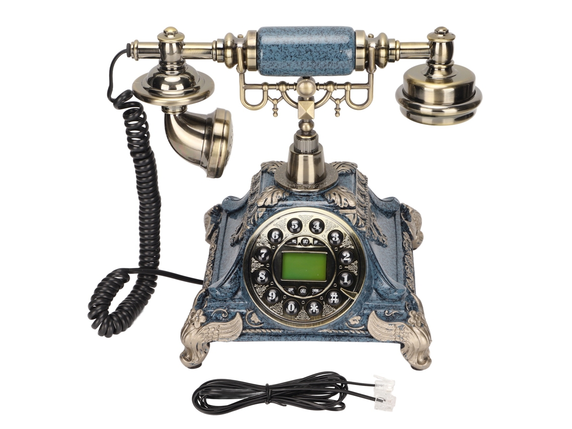 Teléfono fijo con identificador de llamadas y estilo europeo