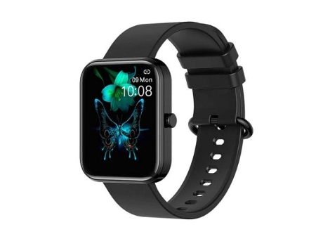 Reloj inteligente de 1,69 pulgadas, Bluetooth 5.0 Fitness Tracker, resistente al agua para hombres y mujeres (negro) VEANXIN