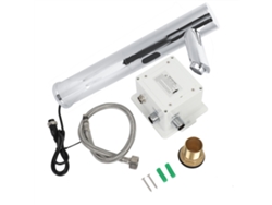 Grifo automático con sensor manos libres para baño médico, color plateado