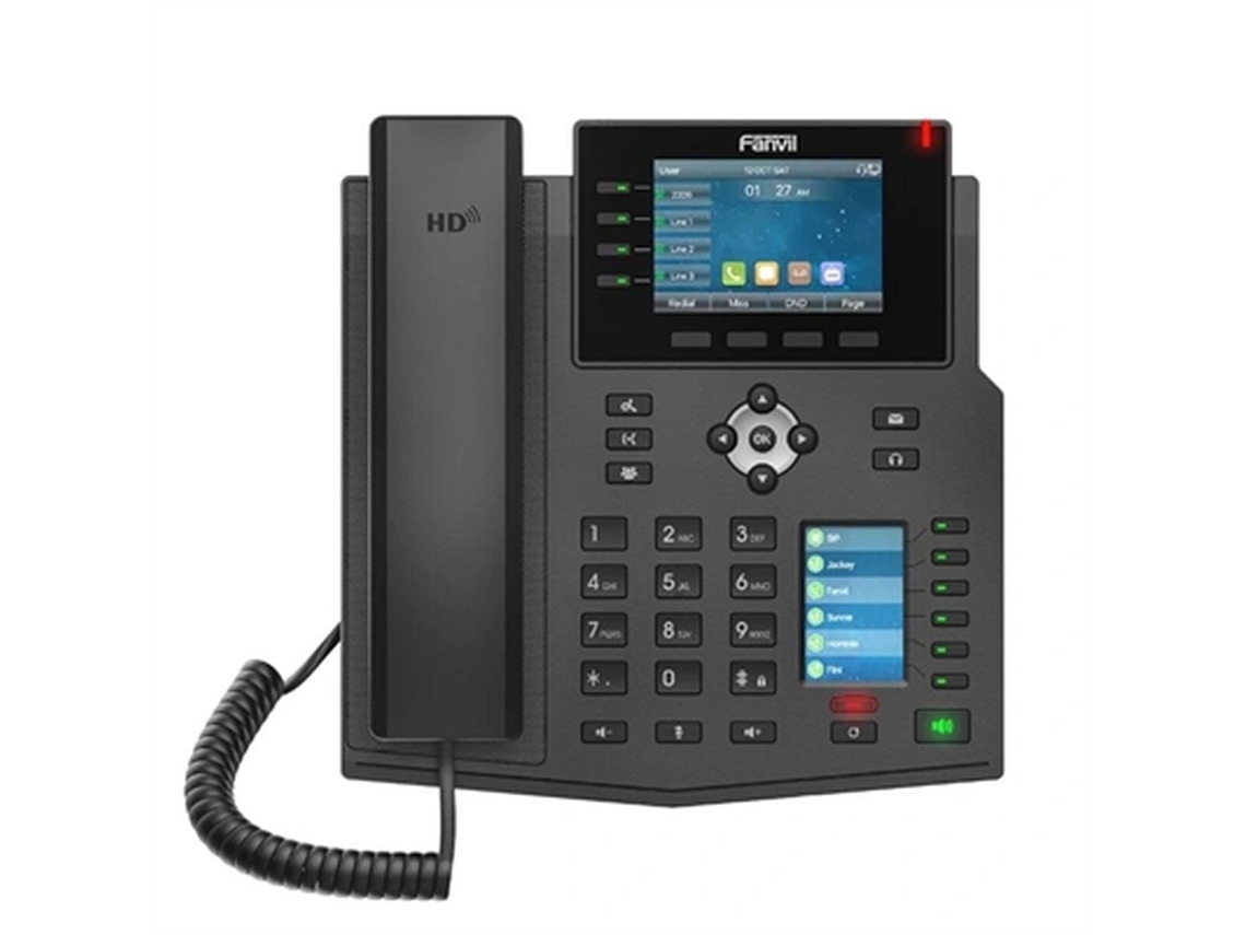 Teléfono Fijo FANVIL X5U (Negro)