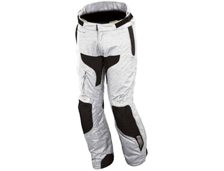 Pantalones para Hombre MACNA Fulcrum Plateado para Motociclismo (XXL)