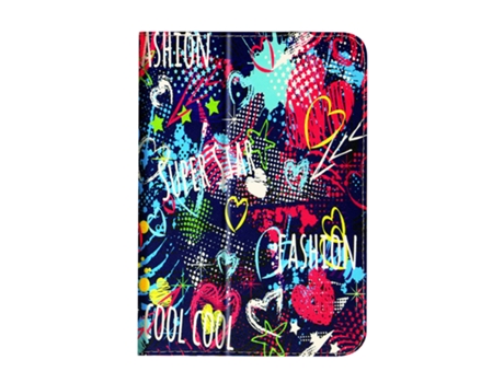 Funda Tablet 10 Pulgadas Soporte Vídeo Cierre Elástico Grafiti AVIZAR