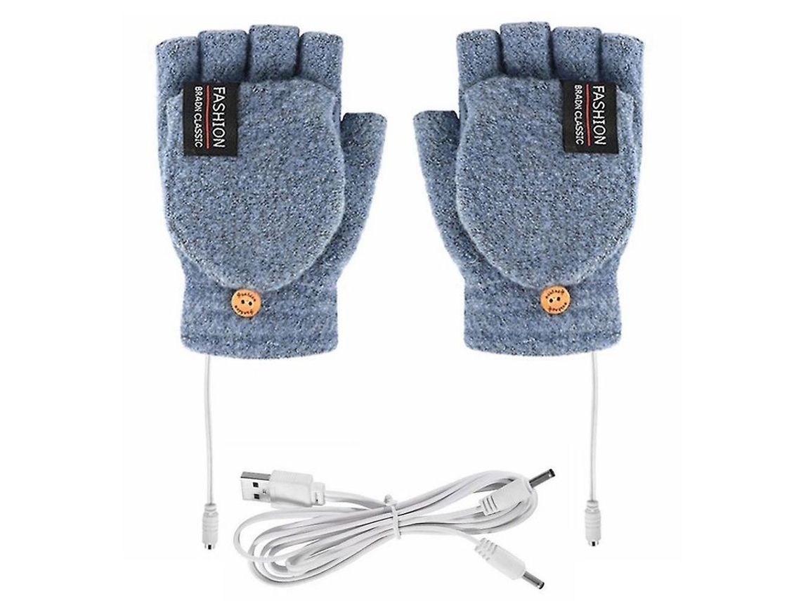2026-guantes Eléctricos De Calentamiento Usb Para Invierno Con Mitones De Media Y Entera Falange Termales