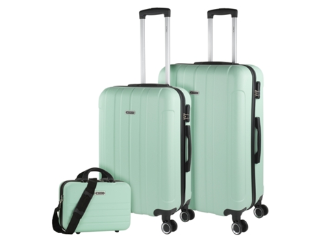 Juego De Maletas Rígidas Abs ITACA Havel menta (48X73x28 Cm)